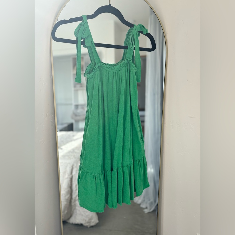 💚GREEN BEACH DRESS💚
